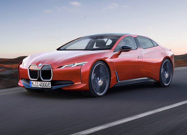 BMW「i4」市販型がこれだ！テスラを圧倒する航続力、CGを公開！
